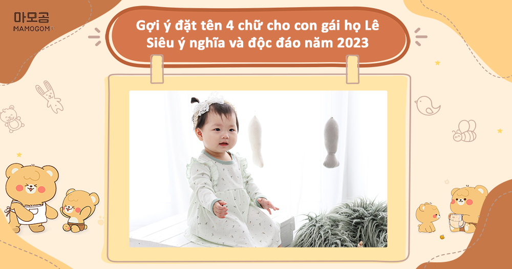 đặt tên con gái họ Lê